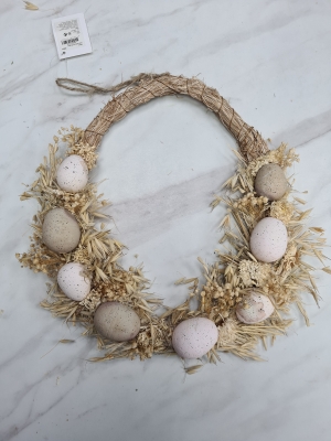 Easter Egg Wreath