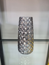 Black Honeycomb Vase