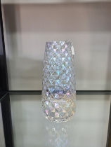 Iridescent Honeycomb Vase